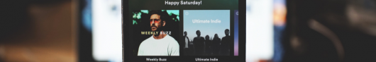 Mostrando un collage de fotos que fan Referencia a Spotify, unha das startups máis importantes do mundo
